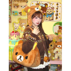 費爾島連帽毛衣外套女早春穿搭雙拉鍊針織開衫寬松慵懶風甜美上衣