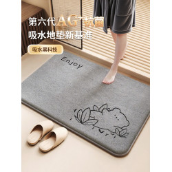 浴室吸水地墊衛生間加厚腳墊厠所門口防滑地毯衛浴洗澡專用門墊子