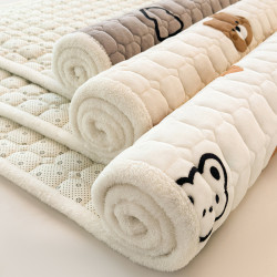 牛奶絨床墊軟墊家用絨毯子墊被褥子宿舍學生單人冬季加絨床褥墊子