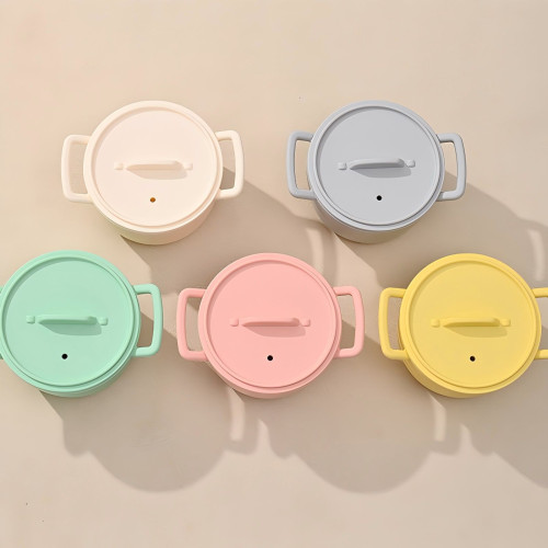 矽膠帶蓋雙耳蒸鍋耐高溫飯菜器皿便當盒飯盒湯碗泡麵碗螺螄粉碗 矽膠帶蓋雙耳蒸鍋耐高溫飯菜器皿便當盒飯盒湯碗泡麵碗螺螄粉碗