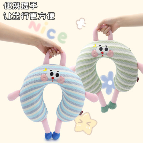 卡通動物慢廻彈記憶棉U型枕 康樂屋辦公旅行護頸枕頸枕u形枕