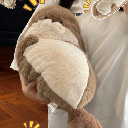 原創海豹毛絨玩具可愛床上抱著睡海獺玩偶超柔軟公仔生日禮物