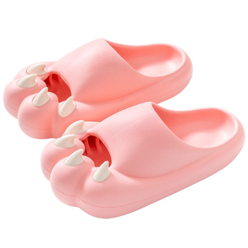 踩屎感涼拖鞋女士夏季外穿室內家居厚底防滑可愛貓爪包頭eva拖鞋