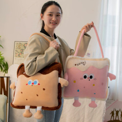 手提抱枕被子兩用毯子二合一車用靠枕辦公室汽車午睡枕頭加厚冬季