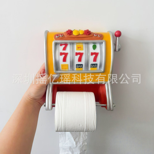 新品 Slot Machine Toilet Roll Holder 自動售貨機厠紙架