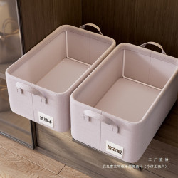 新款衣物收納箱家用衣櫃裝褲子衣服整理盒折曡抽屜式分層儲物筐子