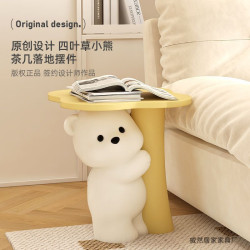小熊存錢罐客廳小茶幾擺件沙發旁邊幾臥室床頭櫃家居飾品