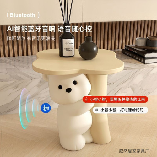 小熊存錢罐客廳小茶幾擺件沙發旁邊幾臥室床頭櫃家居飾品