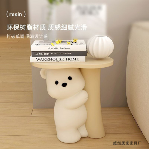 小熊存錢罐客廳小茶幾擺件沙發旁邊幾臥室床頭櫃家居飾品