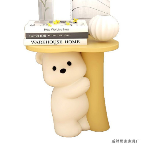 小熊存錢罐客廳小茶幾擺件沙發旁邊幾臥室床頭櫃家居飾品