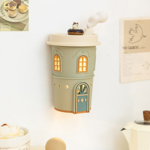 阿楹 創意充電藝術壁燈免接線可愛氛圍客廳兒童房臥室床頭牆裝飾