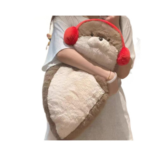 新款海豹毛絨玩偶超軟女生睡覺夾腿抱枕可愛陪伴兒童公仔玩具娃娃