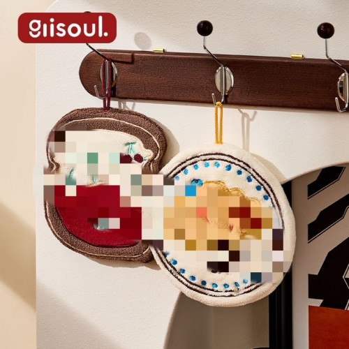 諾室復古擦手巾掛式可愛高顔值吸水擦布加厚不毛衛生間廚房抹布抹