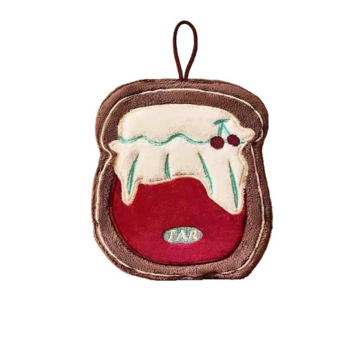 可愛擦手巾掛式吸水加厚廚房抹布衛生間手帕高顔值珊瑚絨擦手毛巾