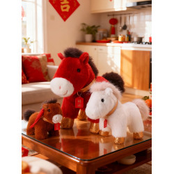 2026馬年吉祥物公仔毛絨玩具小馬玩偶生肖馬公仔掛件年會新年禮品