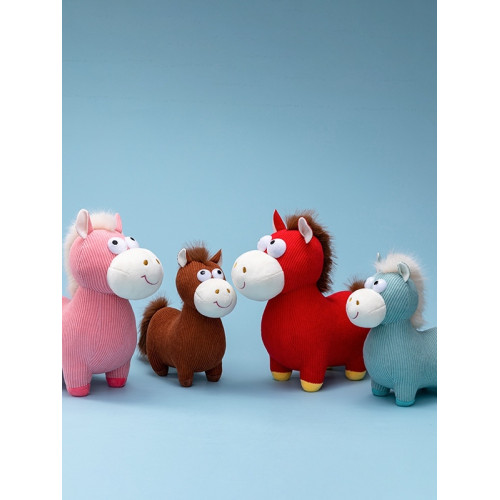 2026馬年吉祥物毛絨玩具生肖馬小馬公仔玩偶本命年娃娃新年禮物