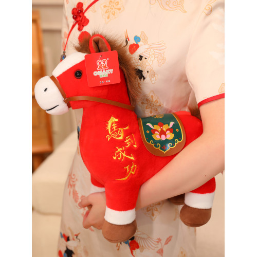 2026馬年吉祥物公仔生肖馬玩偶馬到成功馬年毛絨玩具年會禮品