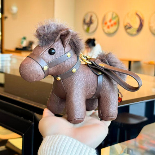 2026馬年吉祥物公仔布娃娃玩偶新年禮品皮藝生肖小馬掛件毛絨玩具