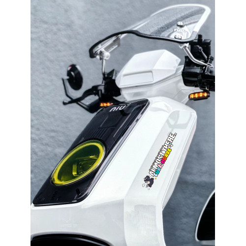 招吉貓馬年貼紙2026年卡通創意玻璃車身貼電動摩托車裝飾貼劃痕貼