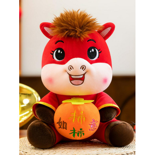 2026馬年吉祥物公仔祝福萌馬馬年毛絨玩具生肖馬玩偶小馬活動禮品