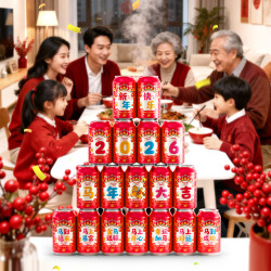 馬年可樂貼紙春節年會晚會裝飾布置用品過年儀式2026新款新年