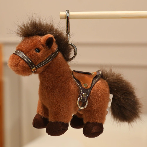 2026馬年吉祥物公仔毛絨玩具小馬掛件玩偶布娃娃白馬兒童生日禮物