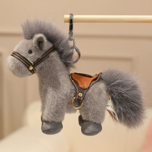 2026馬年吉祥物公仔毛絨玩具小馬掛件玩偶布娃娃白馬兒童生日禮物