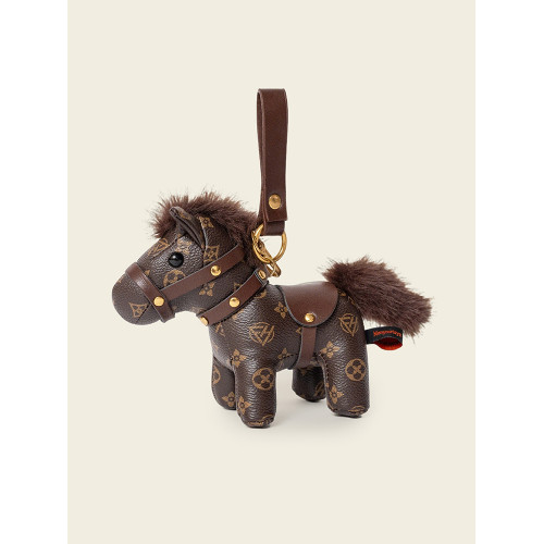 2026馬年吉祥物公仔掛件可愛皮革小馬掛件生肖馬玩偶年會禮品