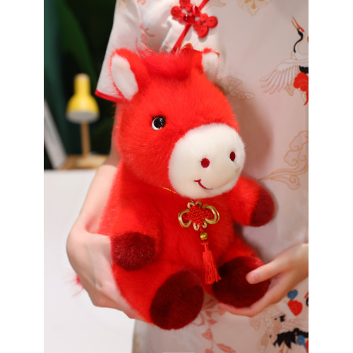 2026馬年吉祥物公仔娃娃生肖馬玩偶毛絨玩具年會新年禮品禮物