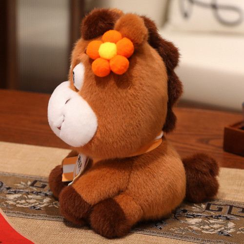 2026馬年吉祥物馬上有錢小馬公仔玩偶毛絨玩具生肖娃娃新年禮物女