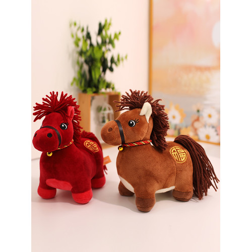 2026馬年吉祥物馬上有福玩偶毛絨玩具公仔生肖馬新年禮物活動禮品