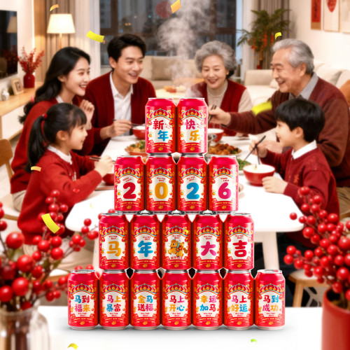 可樂貼紙喬遷之喜旺仔貼搬家儀式氛圍布置入宅全套2026新款馬年