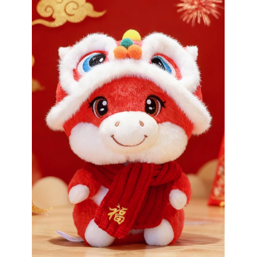 2026馬年吉祥物公仔醒獅馬卡通生肖玩偶毛絨玩具娃娃本命年小禮品 2026馬年吉祥物公仔醒獅馬卡通生肖玩偶毛絨玩具娃娃本命年小禮品