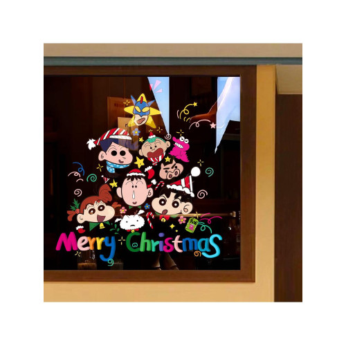 2026耶誕聖誕節靜電貼聖誕樹窗貼窗花櫥窗玻璃門貼紙貼畫創意貼紙