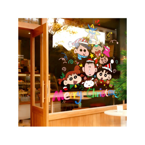 2026耶誕聖誕節靜電貼聖誕樹窗貼窗花櫥窗玻璃門貼紙貼畫創意貼紙