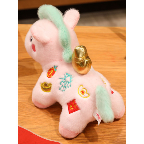 2026馬年吉祥物公仔小馬玩偶馬上有錢毛絨玩具布娃娃新年禮物生肖