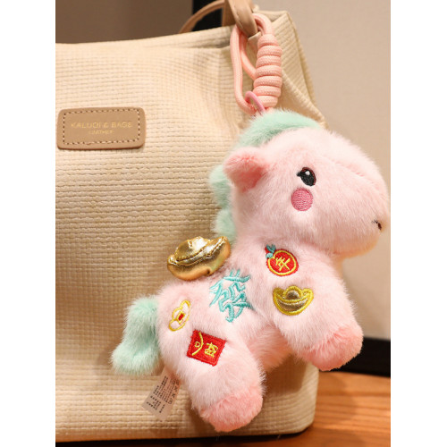 2026馬年吉祥物公仔小馬玩偶馬上有錢毛絨玩具布娃娃新年禮物生肖