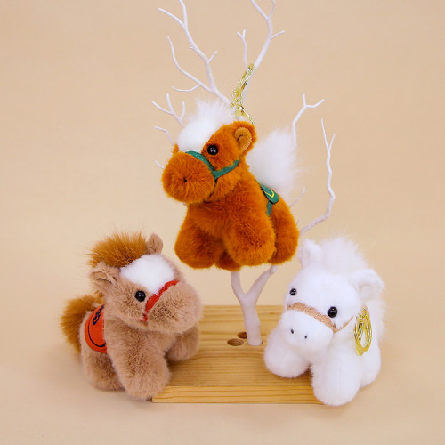 2026馬年吉祥物公仔戰馬玩偶生肖小馬掛件毛絨玩具幼兒園新年禮品