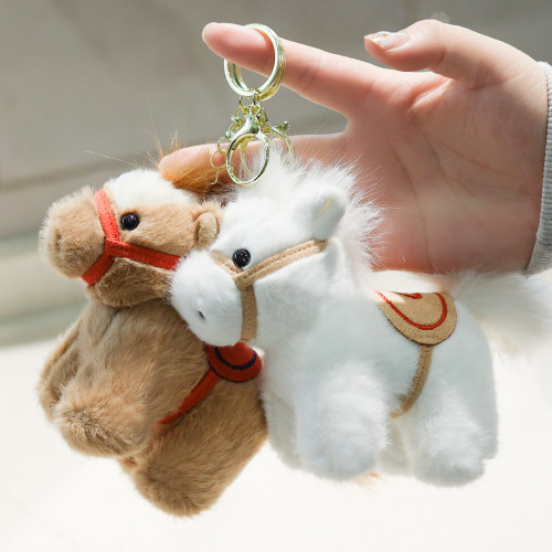 2026馬年吉祥物公仔戰馬玩偶生肖小馬掛件毛絨玩具幼兒園新年禮品