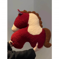 2026馬年吉祥物新年紅色生肖馬公仔玩偶毛絨玩具娃娃活動禮物