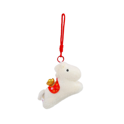 馬上賺錢2026馬年吉祥物玩偶公仔馬年生肖毛絨玩具新年禮物擺件