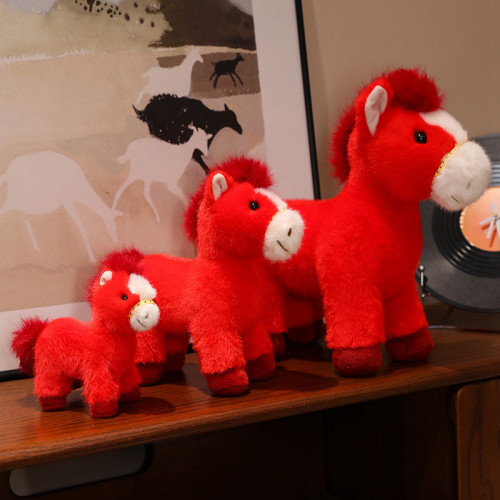 2026馬年吉祥物公仔玩偶小馬毛絨玩具馬年玩偶年會禮品