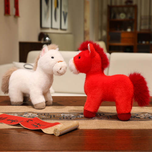 2026馬年吉祥物公仔玩偶小馬毛絨玩具馬年玩偶年會禮品