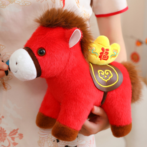 2026馬年吉祥物吉祥馬公仔娃娃玩偶元旦生肖禮品毛絨玩具