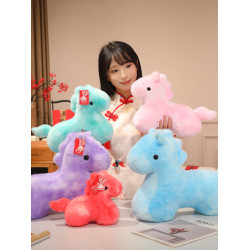 2026馬年吉祥物公仔生肖馬擺件毛絨玩具年會禮品新年禮物玩偶