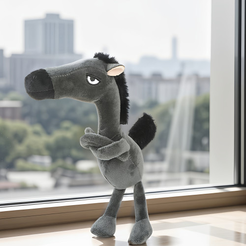 首單直降2026馬年吉祥物天選黑馬掛飾掛件毛絨你我皆是黑馬