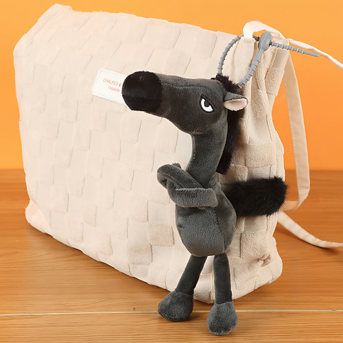 首單直降2026馬年吉祥物天選黑馬掛飾掛件毛絨你我皆是黑馬