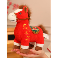 2026馬年吉祥物公仔生肖馬玩偶馬到成功毛絨玩具年會禮品