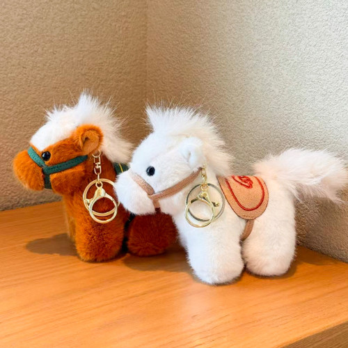 2026馬年吉祥物公仔生肖小馬包掛件玩偶毛絨玩具幼兒園禮物小禮品