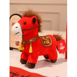 2026馬年吉祥物公仔生肖馬馬上有錢有福活動年會禮品可定